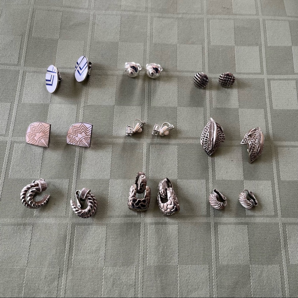 Vintage Clip On Earring Bundle
